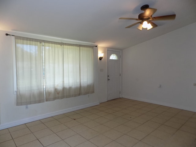 7818 Mildred Rd, Machesney Park, IL 61115 - unfurnished room with a ceiling fan and baseboards
