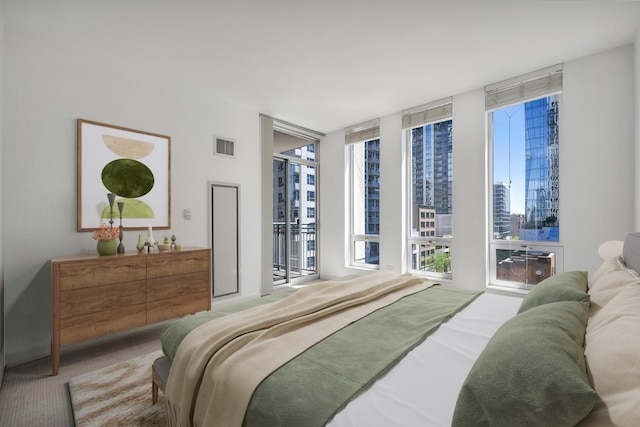 1250 S Michigan Ave Unit 702, Chicago, IL 60605 - bedroom featuring carpet floors and a view of city