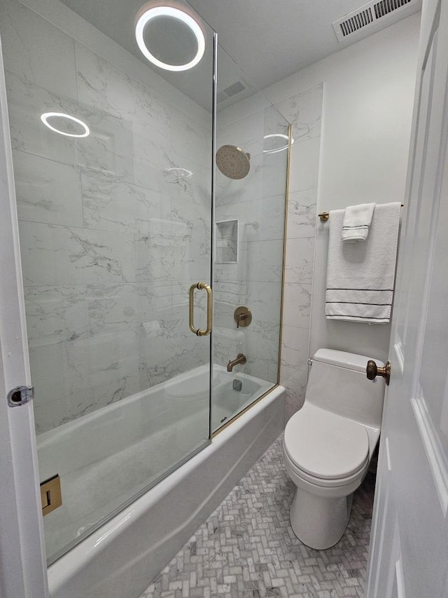 1730 Hinman Ave Unit 4F, Evanston, IL 60201 - full bath with washtub / shower combination and toilet