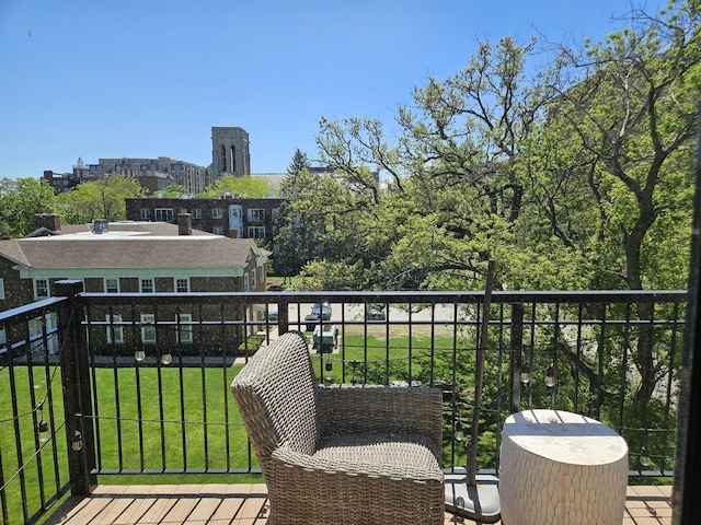1730 Hinman Ave Unit 4F, Evanston, IL 60201 - view of balcony