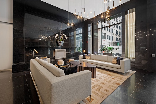 60 E Monroe St Unit 3103, Chicago, IL 60603 - building lobby featuring a towering ceiling