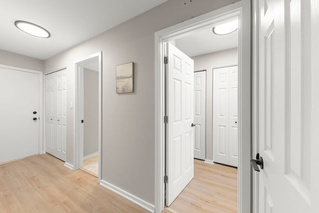 1320B Lore Ln Unit 117, Lombard, IL 60148 - hallway featuring light wood finished floors and baseboards