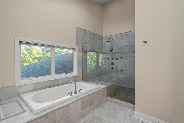 15629 W 139th St, Homer Glen, IL 60491 - bathroom with a garden tub and a stall shower