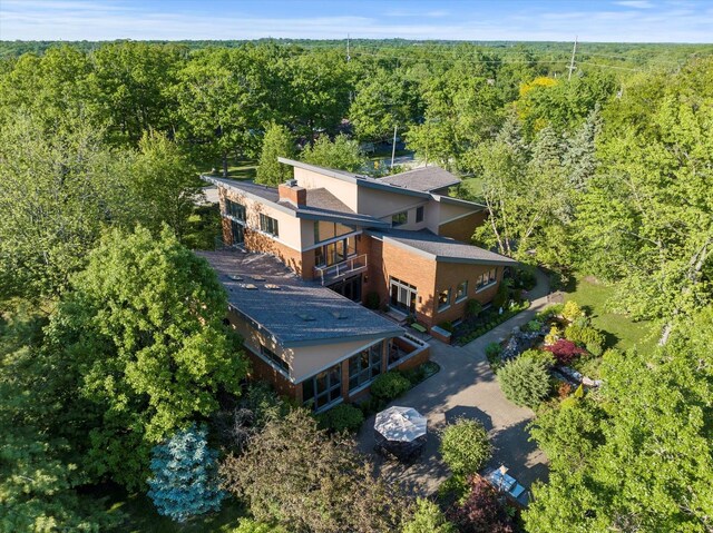 15629 W 139th St, Homer Glen, IL 60491 - view from above of property featuring a forest