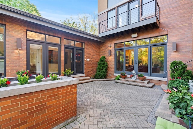 15629 W 139th St, Homer Glen, IL 60491 - view of patio / terrace with french doors and a balcony