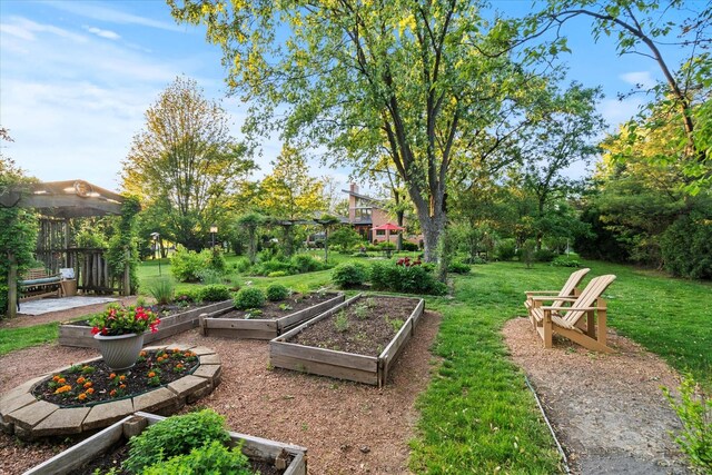 15629 W 139th St, Homer Glen, IL 60491 - view of yard with a vegetable garden