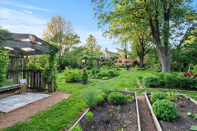 15629 W 139th St, Homer Glen, IL 60491 - view of grassy yard featuring a garden
