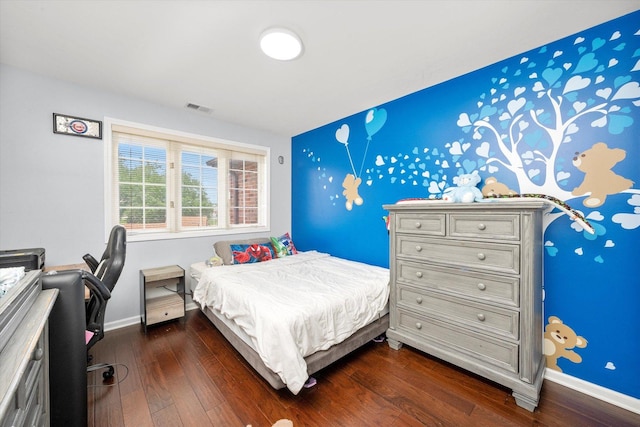 8771 Waterfront Dr Unit 3A, Palos Hills, IL 60465 - bedroom featuring dark wood finished floors and baseboards