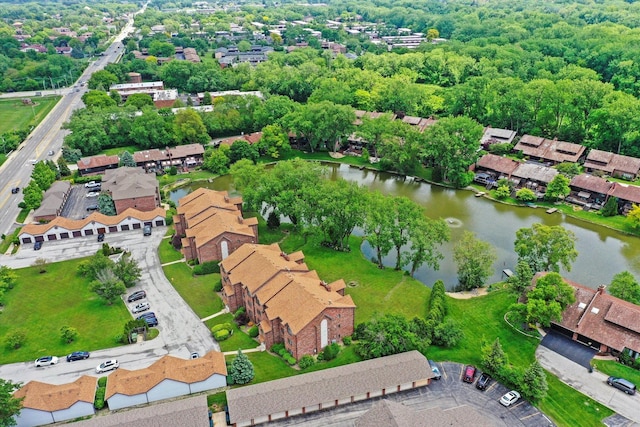 8771 Waterfront Dr Unit 3A, Palos Hills, IL 60465 - bird's eye view of a large body of water