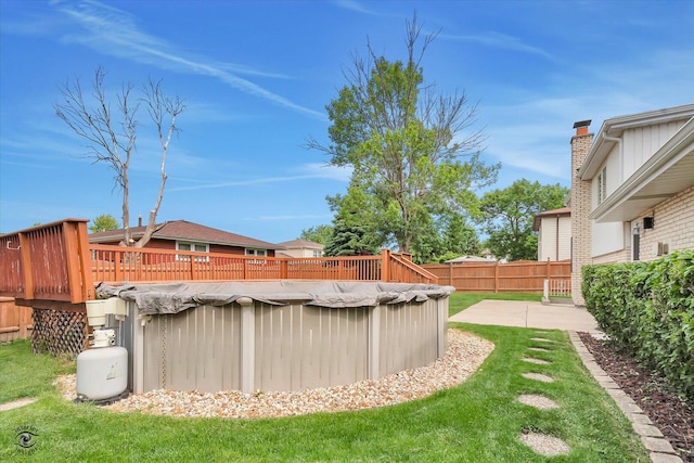 16560 Currant Ave, Tinley Park, IL 60487 - view of yard with a deck