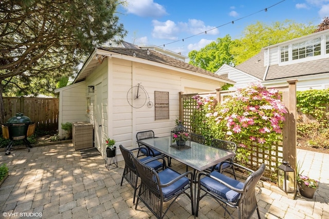 310 Fairview Ave, Winnetka, IL 60093 - view of patio with outdoor dining area and grilling area