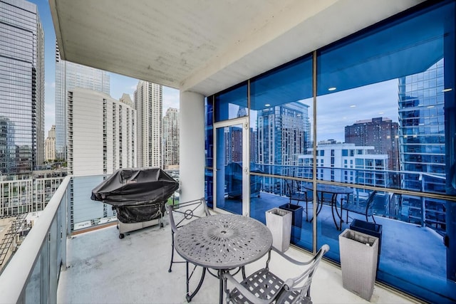110 W Superior St Unit 1703, Chicago, IL 60654 - balcony with a city view and a grill