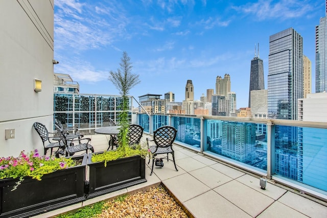 110 W Superior St Unit 1703, Chicago, IL 60654 - balcony featuring a skyline view