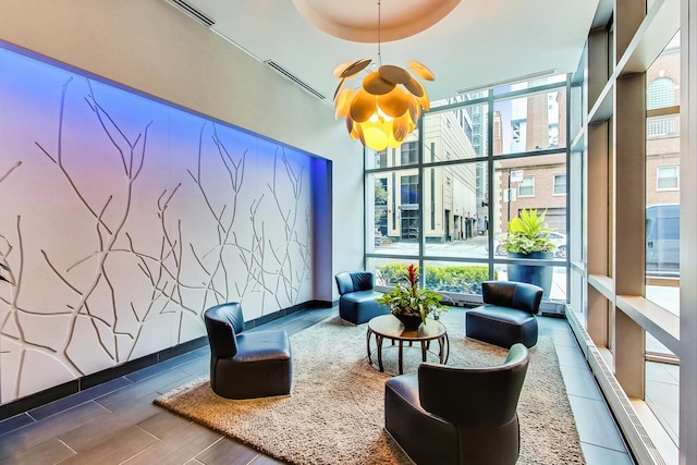 110 W Superior St Unit 1703, Chicago, IL 60654 - building lobby with expansive windows
