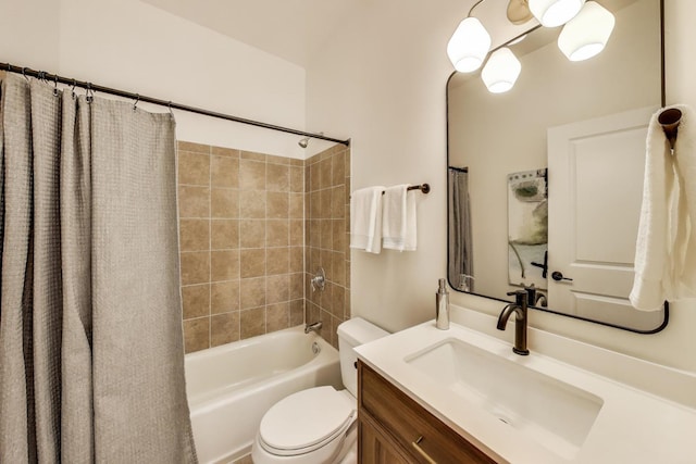 3706 W Wrightwood Ave Unit 3A, Chicago, IL 60647 - full bathroom featuring toilet, vanity, and shower / bathtub combination with curtain