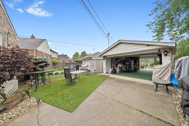 5106 W 64th St, Chicago, IL 60638 - view of yard with a patio area