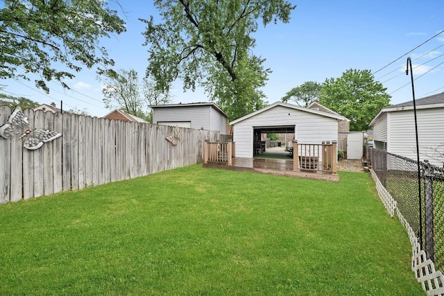 5106 W 64th St, Chicago, IL 60638 - view of yard with an outdoor structure