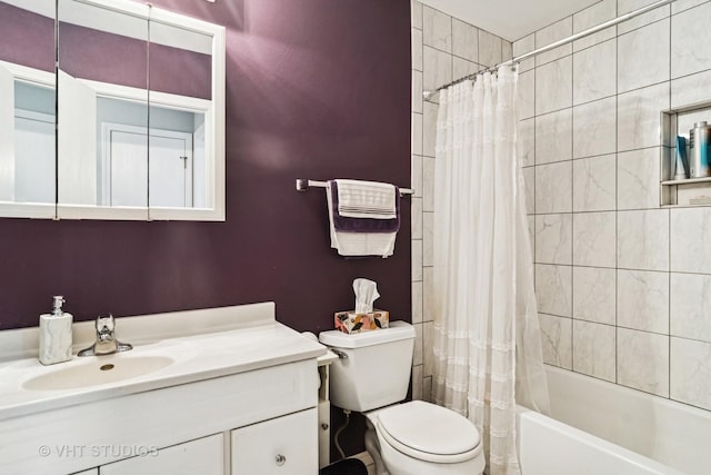 303 College Xing, Rolling Meadows, IL 60008 - full bathroom featuring vanity and shower / tub combo with curtain