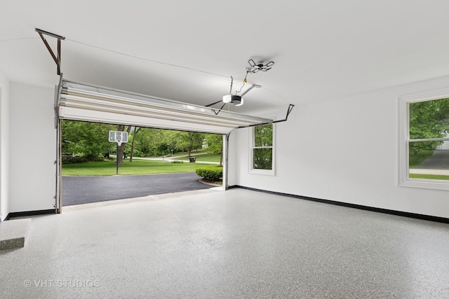 420 N E Gateway Dr, Tower Lakes, IL 60010 - garage featuring a garage door opener and baseboards