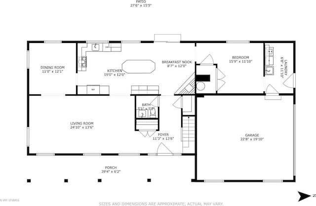 420 N E Gateway Dr, Tower Lakes, IL 60010 - home floor plan