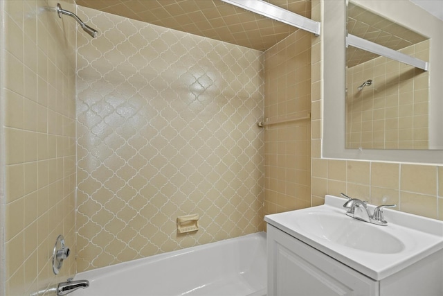 3601 S 57th Ct, Cicero, IL 60804 - bathroom featuring shower / bathtub combination and vanity