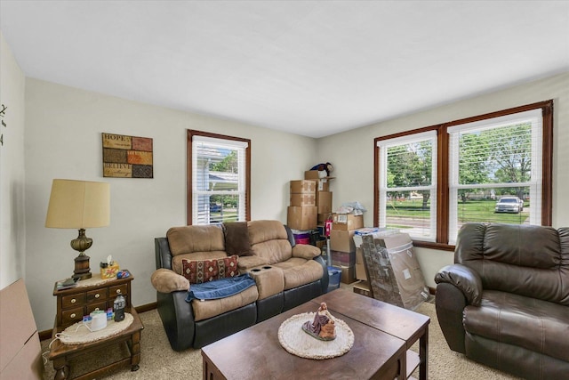 308 W Spruce St, Paxton, IL 60957 - living room with carpet flooring and baseboards