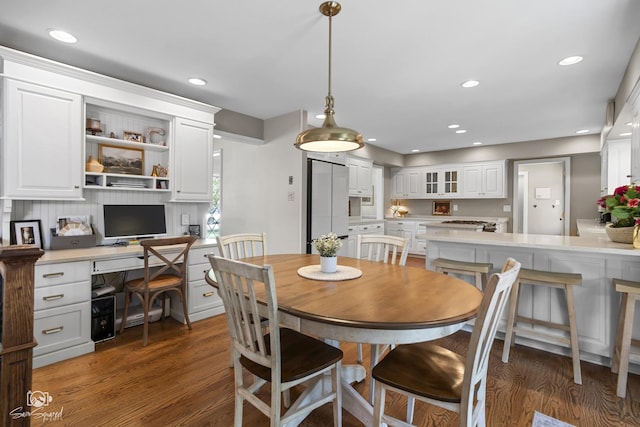 3302 Kingswood Ct, Joliet, IL 60431 - dining room featuring wood finished floors and recessed lighting