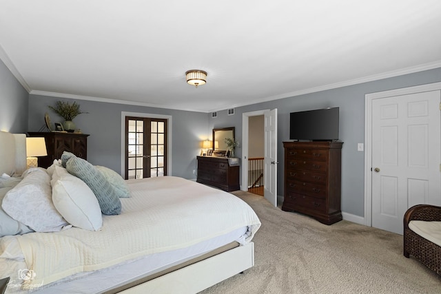 3302 Kingswood Ct, Joliet, IL 60431 - carpeted bedroom with crown molding and baseboards