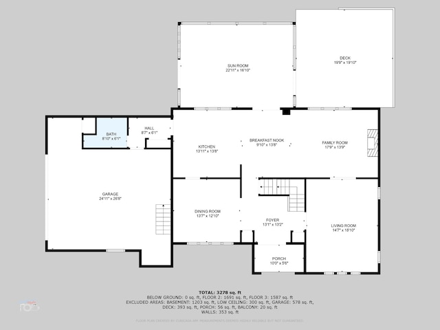 3302 Kingswood Ct, Joliet, IL 60431 - property floor plan