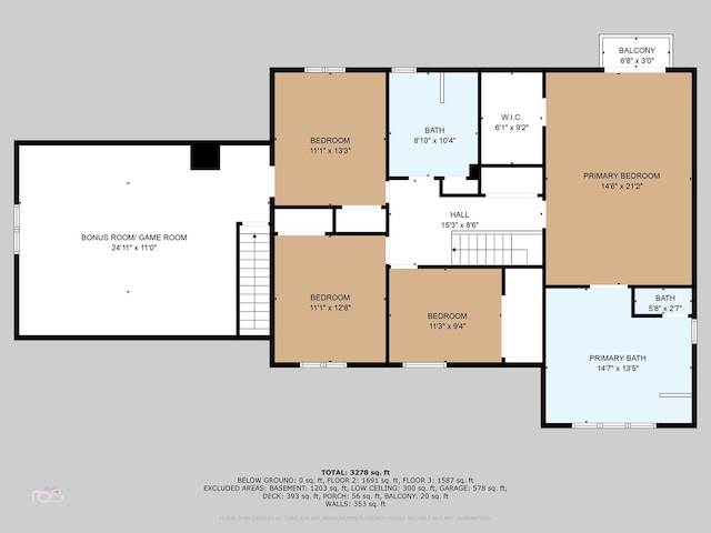 3302 Kingswood Ct, Joliet, IL 60431 - home floor plan