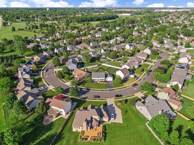 110 Berkshire Dr, Dekalb, IL 60115 - aerial view of property's location featuring nearby suburban area