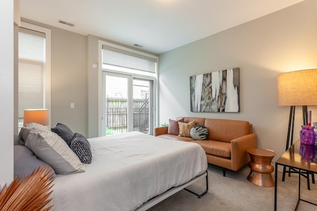 2823 N Oakley Ave Unit K, Chicago, IL 60618 - carpeted bedroom featuring access to exterior