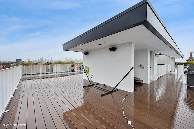 2157 W Division St Unit 401, Chicago, IL 60622 - wooden deck featuring a grill