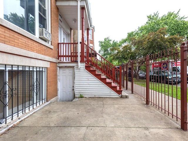2322 S Trumbull Ave, Chicago, IL 60623 - view of side of property with brick siding and stairway