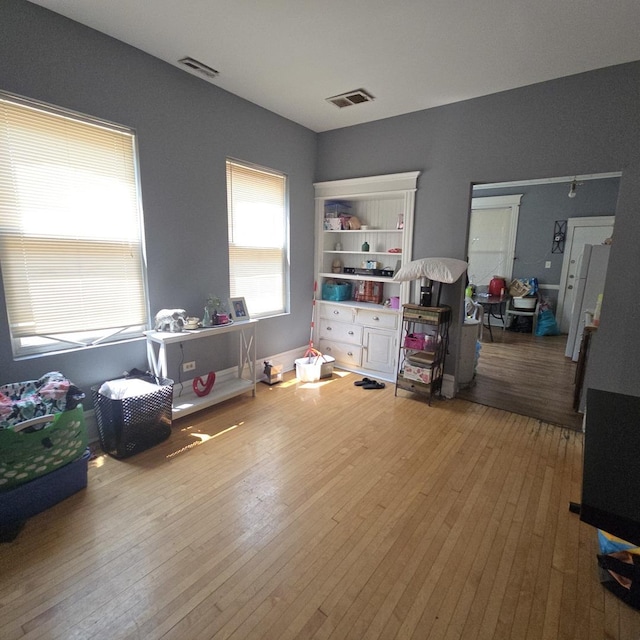 2322 S Trumbull Ave, Chicago, IL 60623 - recreation room with hardwood / wood-style flooring