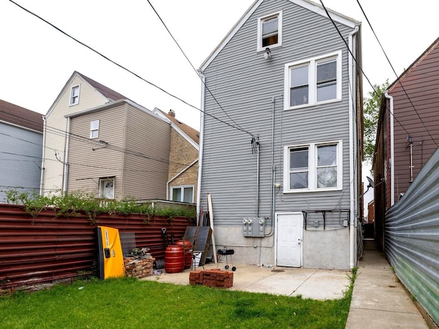 2322 S Trumbull Ave, Chicago, IL 60623 - back of house with a patio area