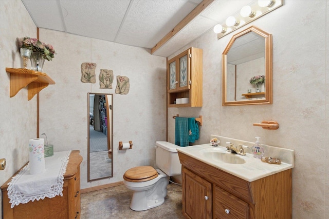 5057 Kasch Rd, Pecatonica, IL 61063 - bathroom with vanity and toilet