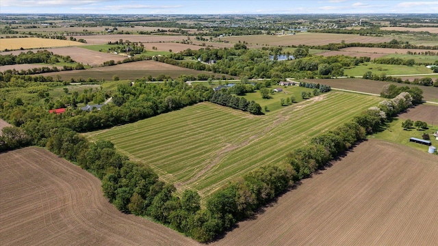 5057 Kasch Rd, Pecatonica, IL 61063 - overview of rural landscape with large plots for crops