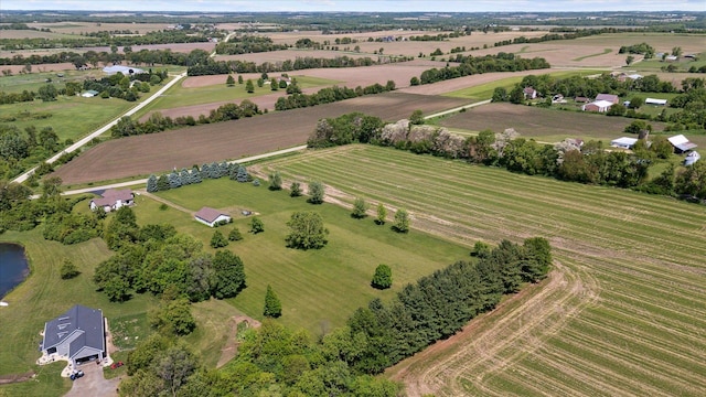 5057 Kasch Rd, Pecatonica, IL 61063 - aerial view of sparsely populated area featuring abundant farmland