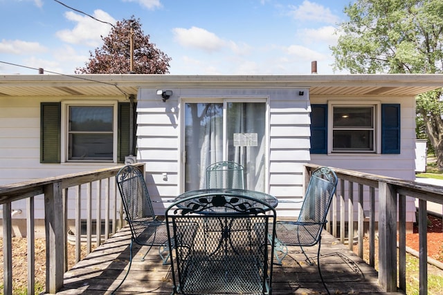 2383 Prairie Ave, Beloit, WI 53511 - deck with outdoor dining area