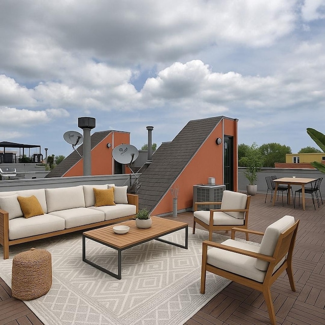 2330 W Armitage Ave Unit B, Chicago, IL 60647 - view of patio with an outdoor living space