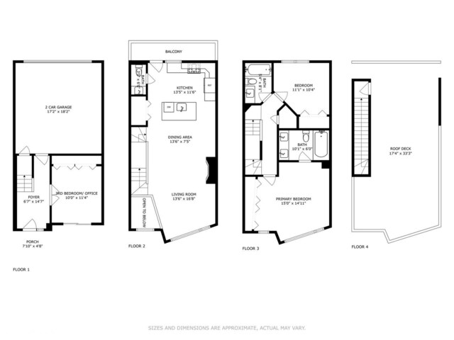 2330 W Armitage Ave Unit B, Chicago, IL 60647 - view of room layout