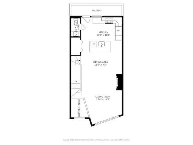 2330 W Armitage Ave Unit B, Chicago, IL 60647 - view of floor plan / room layout