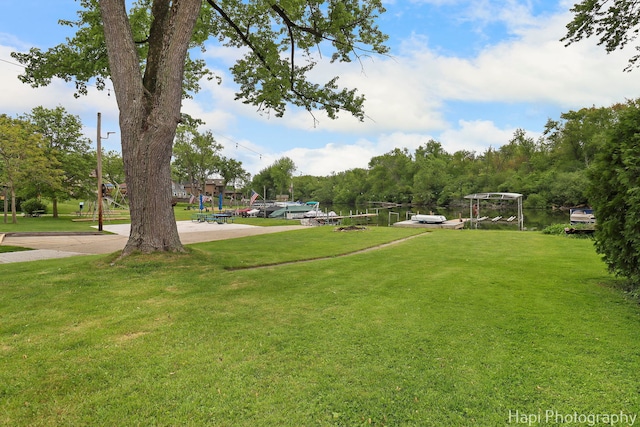 24991 W Forest Dr, Lake Villa, IL 60046 - view of community featuring a lawn