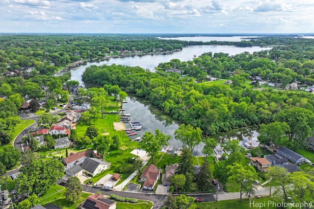 24991 W Forest Dr, Lake Villa, IL 60046 - aerial view of property's location featuring a nearby body of water
