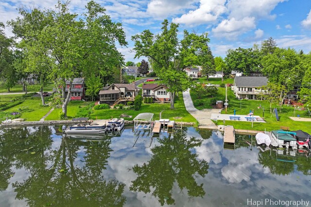 24991 W Forest Dr, Lake Villa, IL 60046 - dock area featuring a water view