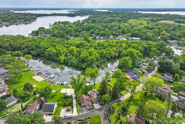 24991 W Forest Dr, Lake Villa, IL 60046 - drone / aerial view of a nearby body of water