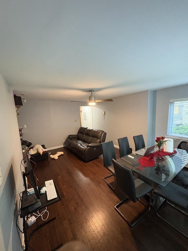 7070 N Ridge Blvd Unit 1B, Chicago, IL 60645 - dining room featuring wood finished floors