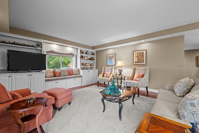 1103 N Mill St Unit 111, Naperville, IL 60563 - living room featuring light wood-style floors