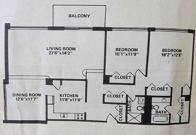 8815 W Golf Rd Unit 6B, Niles, IL 60714 - property floor plan